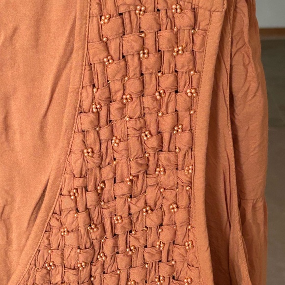 Cognac Skirt and Vest. Sz 1X - Picture 3 of 7